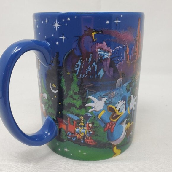 Walt Disney World Large Coffee Mug Fireworks Disney Castle Authentic Original - Picture 4 of 12